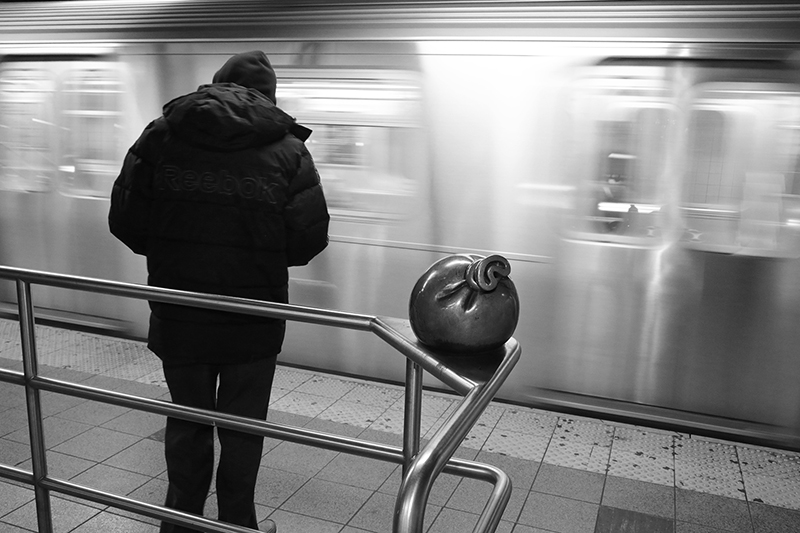 Subway Token Figures : Art : Subway : New York : Tom Otterness : New York : Personal Photo Projects :  Richard Moore Photography : Photographer : 